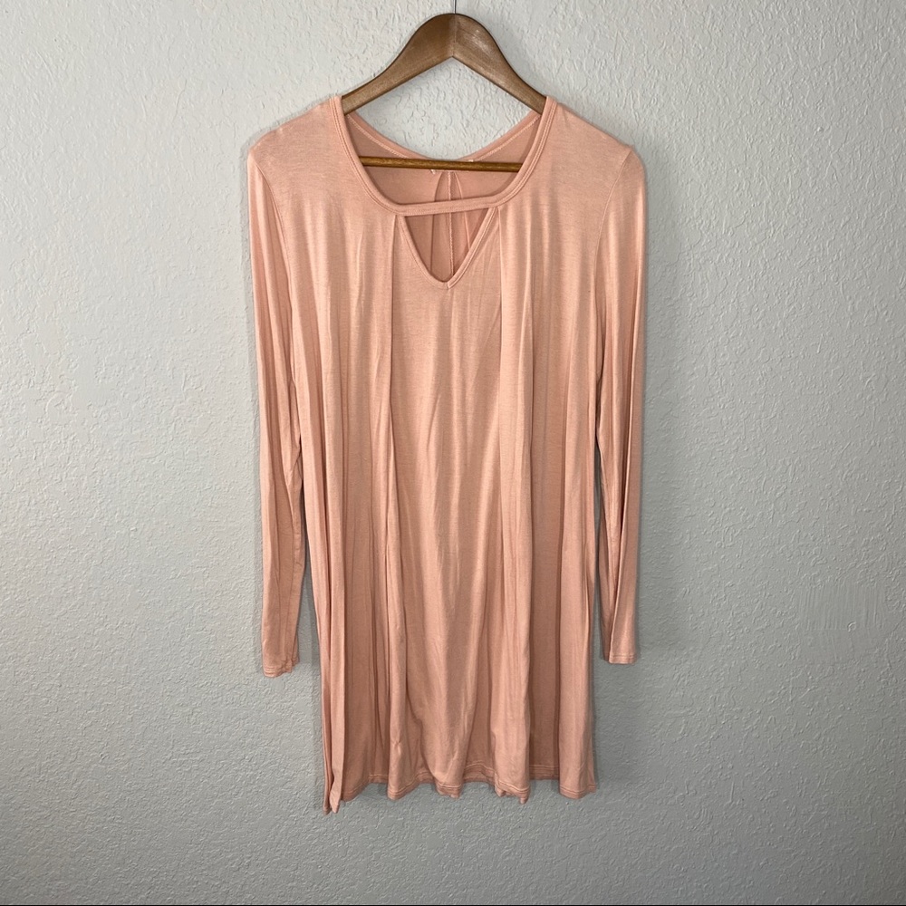 ee:some | Blush Pink Long‎ Sleeve Dress